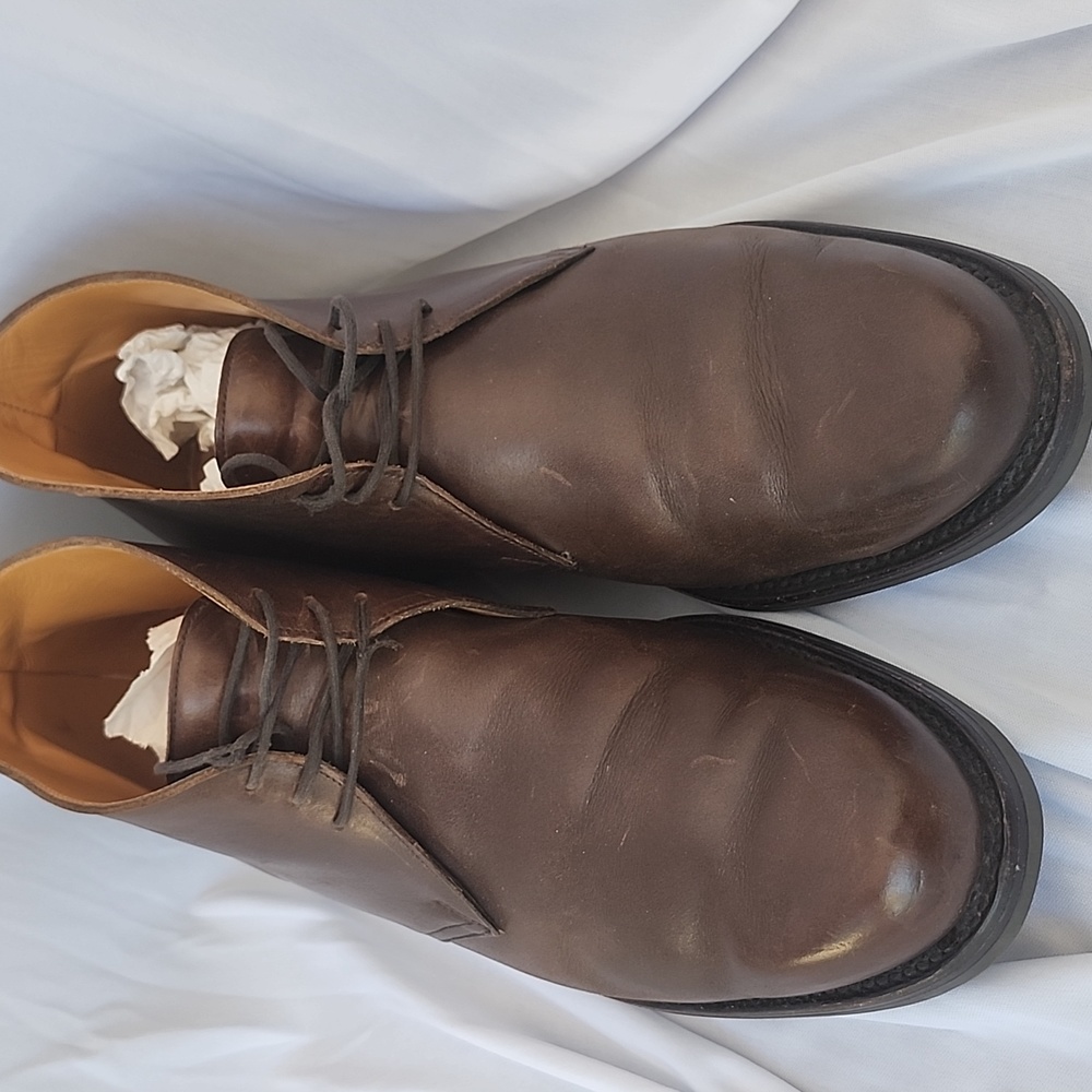 Dark Brown Itshide Commando Boots With Smooth Lea… - image 7